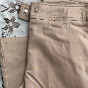 New York & Company Women's Tan Straight Leg Pants